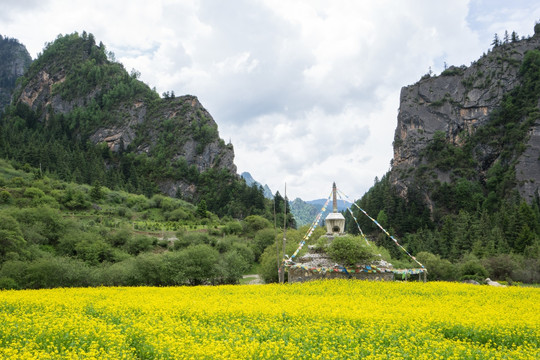 扎尕那景区 扎尕那村