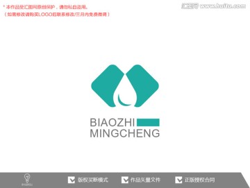 水滴标志logo