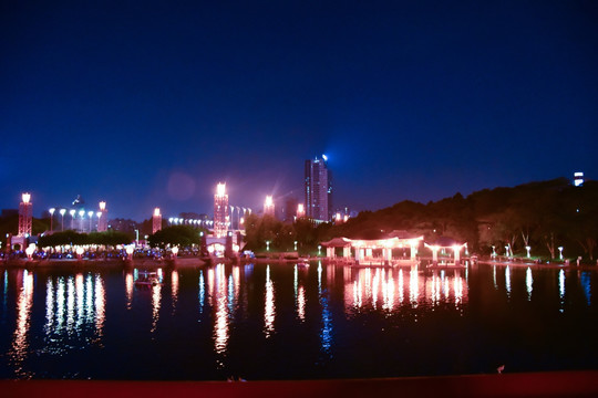 佛山千灯湖夜景