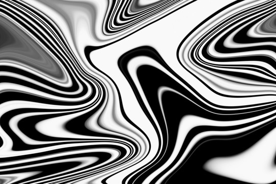 黑白抽象動(dòng)感線條 無分層