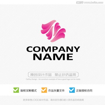 花瓣 花卉LOGO設(shè)計