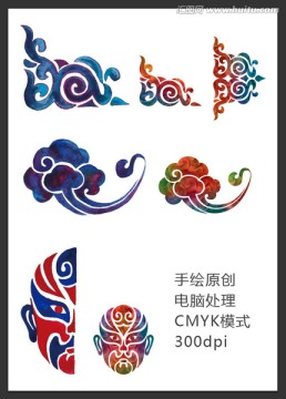 古典花紋