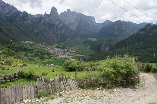 扎尕那景区 扎尕那村