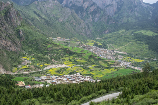 扎尕那景区 扎尕那村