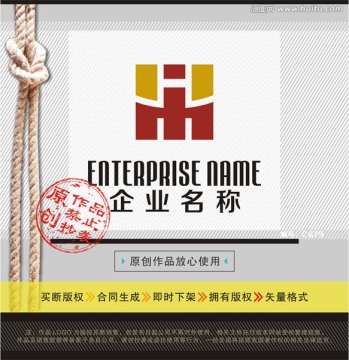 HM字母LOGO 綜合LOGO