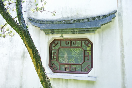中式建筑 中式花窗