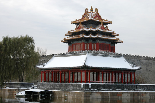 故宫角楼雪景