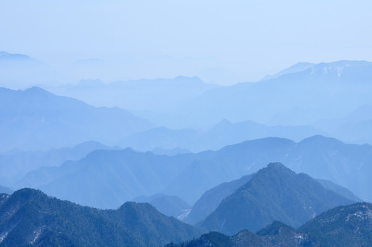 杭州临安清凉峰风光