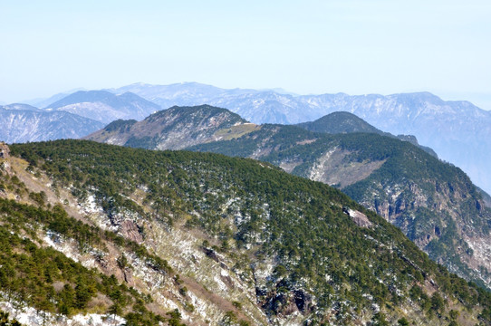 杭州临安清凉峰风光