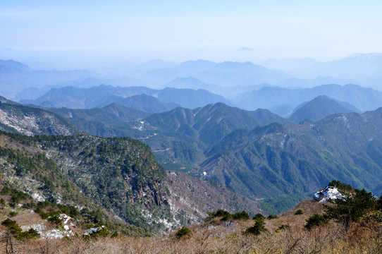 杭州临安清凉峰风光