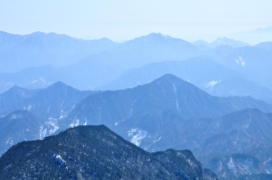 杭州临安清凉峰风光