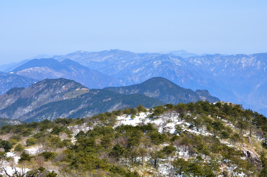 杭州临安清凉峰风光