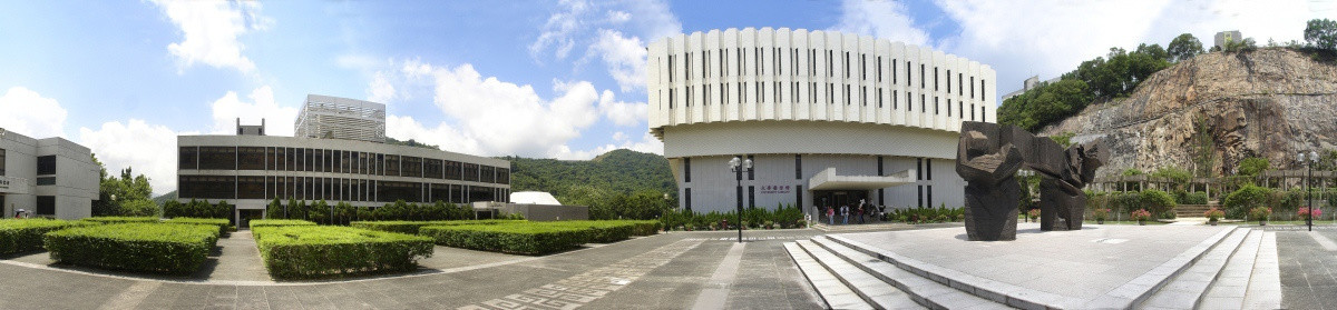 香港中文大学图书馆全景