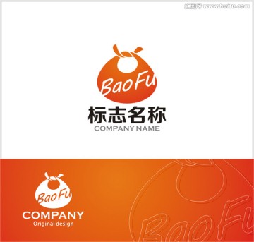 包袱logo 標(biāo)志設(shè)計(jì)