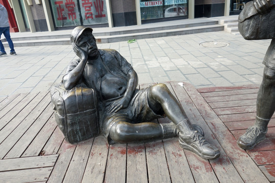 北戴河街景 雕塑