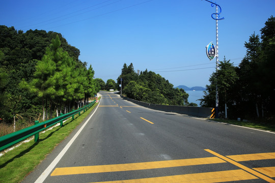 景区 公路 山路 风光 旅游