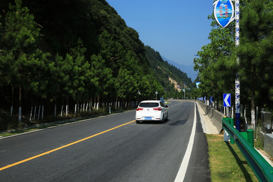 景区 公路 山路 风光 风景