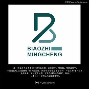 B 字母 LOGO 標(biāo)志