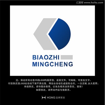 D 字母LOGO 標(biāo)志