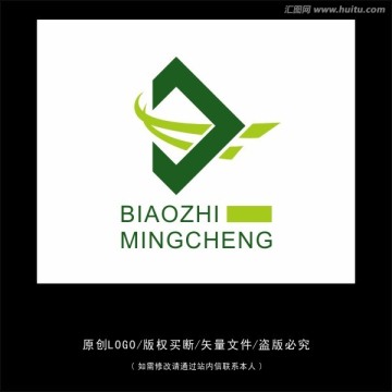 D 生物 LOGO 标志