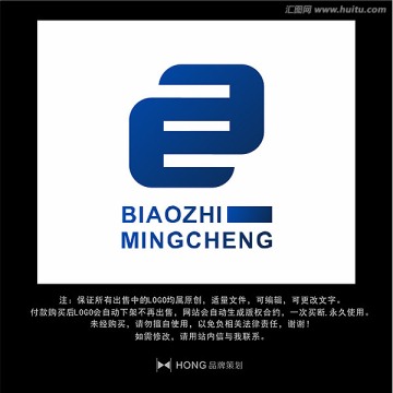 E 字母 LOGO 標(biāo)志