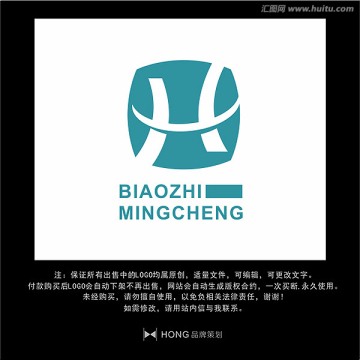 H 字母 LOGO 標(biāo)志
