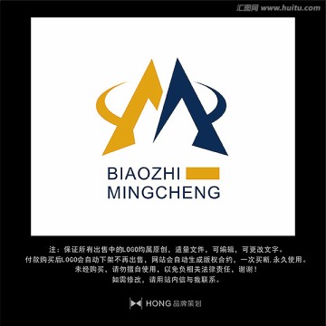 M 字母 LOGO 標志