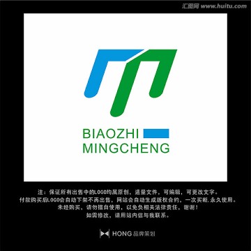 M 字母 LOGO 標(biāo)志