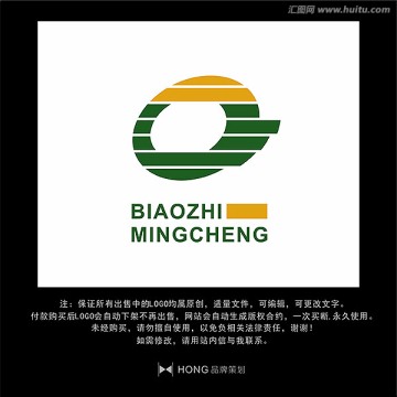 O 字母 LOGO 标志