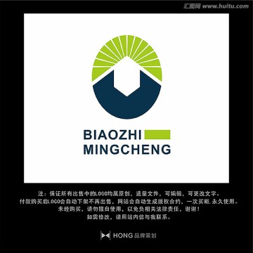 O 字母 LOGO 標(biāo)志