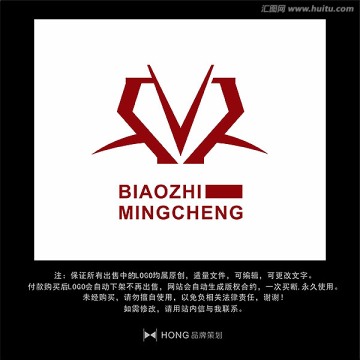 V 字母 LOGO 標(biāo)志