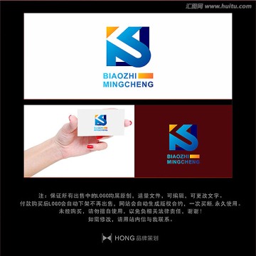K 藍色 LOGO 標志