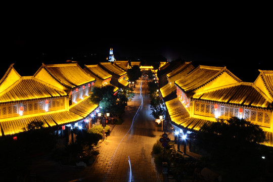 青州古城夜景