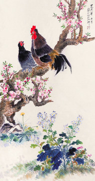 中式花鳥國畫