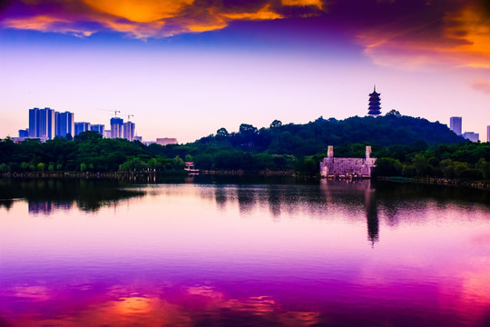 佛山千灯湖景区