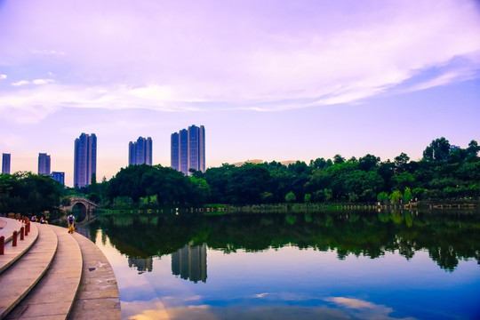 佛山千灯湖景区