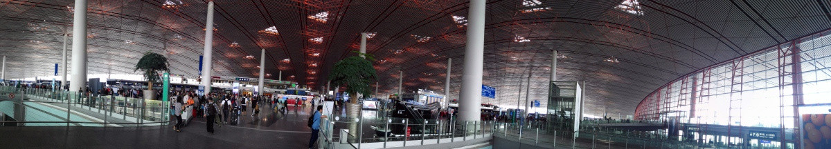 北京首都机场全景图