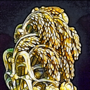 抽象畫 抽象稻穗