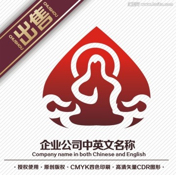 佛叶禅菩提logo标志