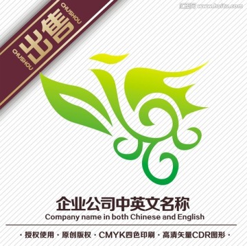 叶凤植物飞舞logo