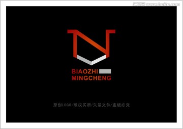 N 字母 LOGO 標志