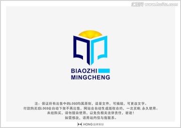P 字母 LOGO 標志