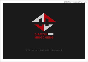 H 字母 LOGO 標(biāo)志