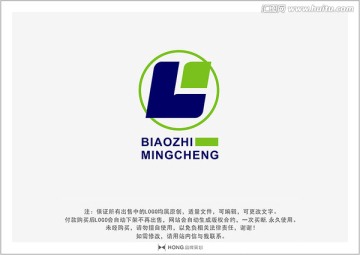 L 字母 LOGO 標志
