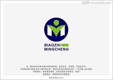 M 教育 LOGO 标志