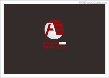 A 字母 LOGO 標(biāo)志