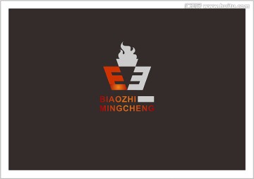 E 字母 LOGO 標(biāo)志