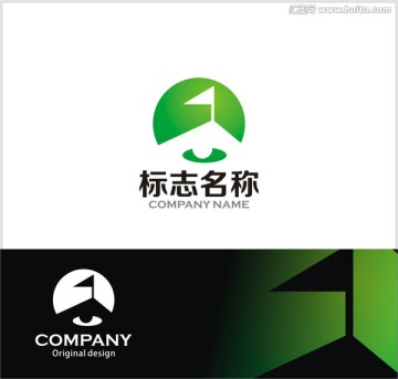 高爾夫球logo 體育logo