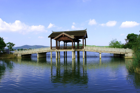 苏州石湖 绮亭桥