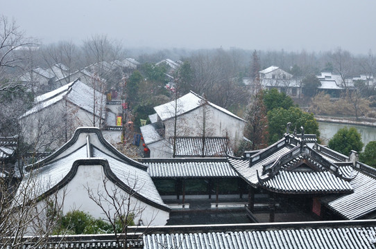 杭州西溪湿地雪景